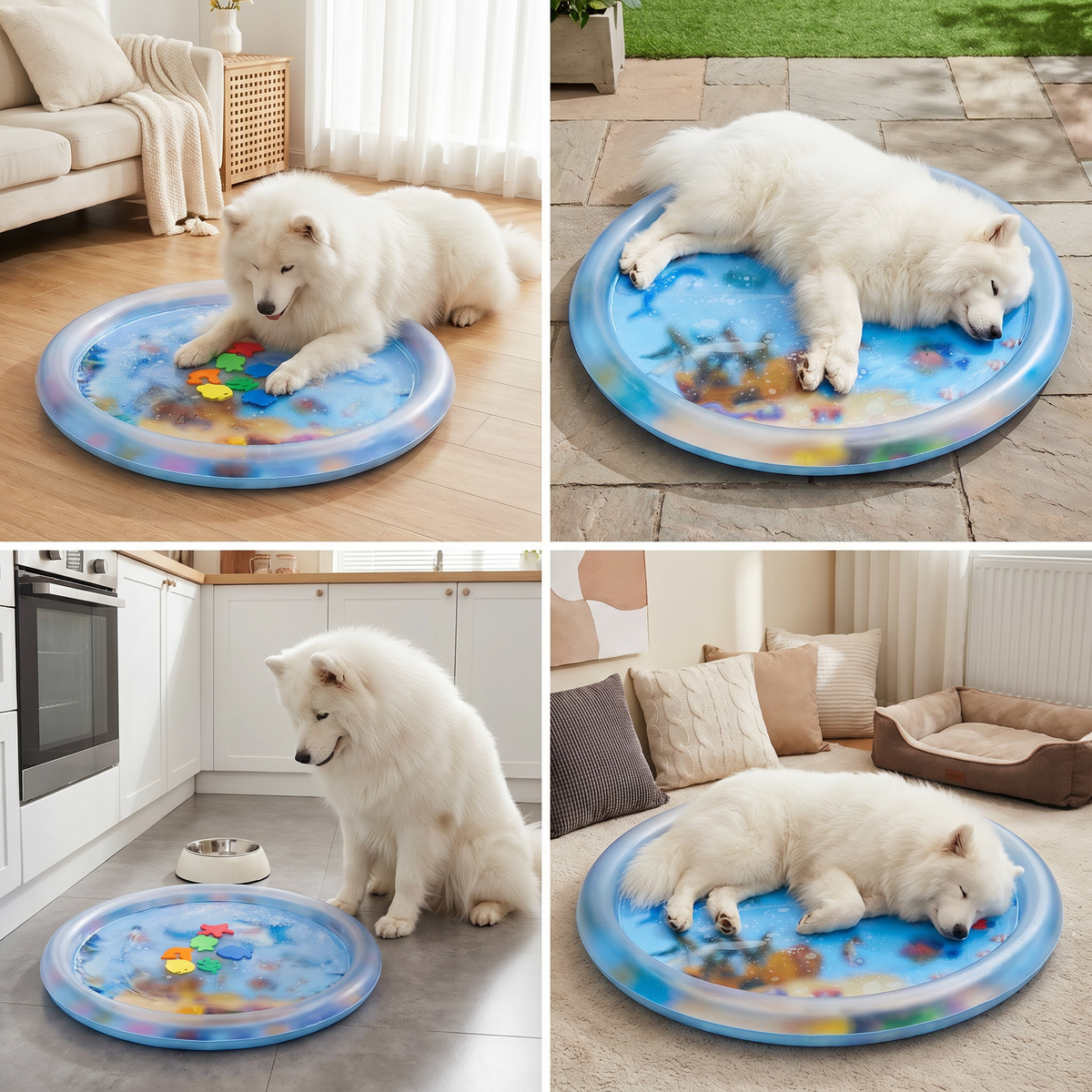 Interactive Cooling Waterbed for Dogs 2.0
