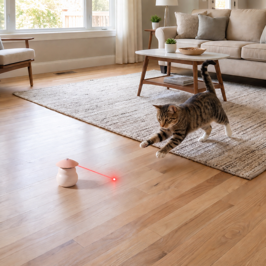 Automatic Motion-Activated Cat Laser Toy