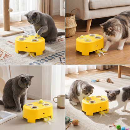 Automatic Feather Chase Toy for Cats