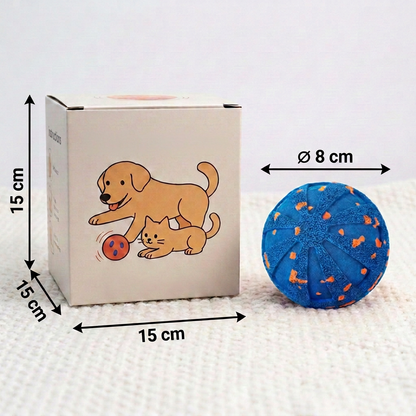 Interactive Rechargeable Dog Ball – Smart Rolling & Dental Chew Toy