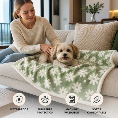 Waterproof Pet Blanket – Dual-Sided Couch & Furniture Protector